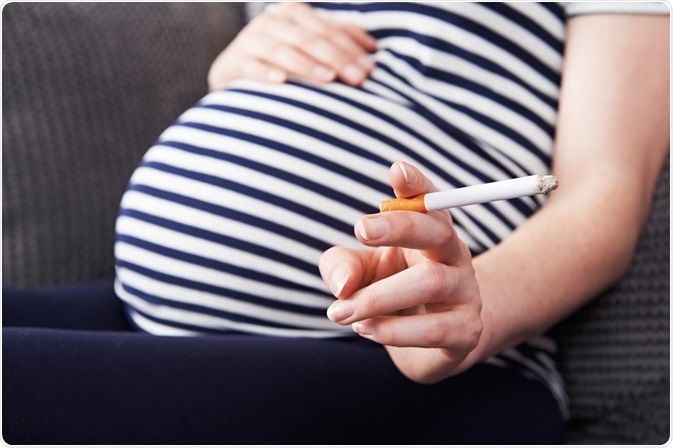 pregnant woman smoking video